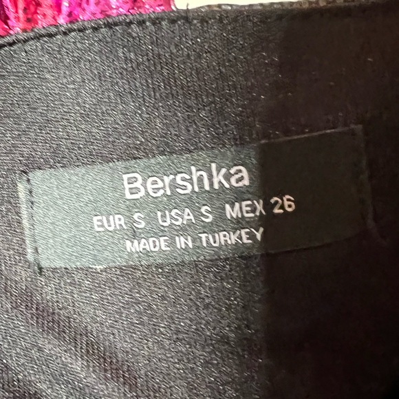 Bershka Metallic Black Festive Floral Print Zip Up Romper S - Picture 7 of 8